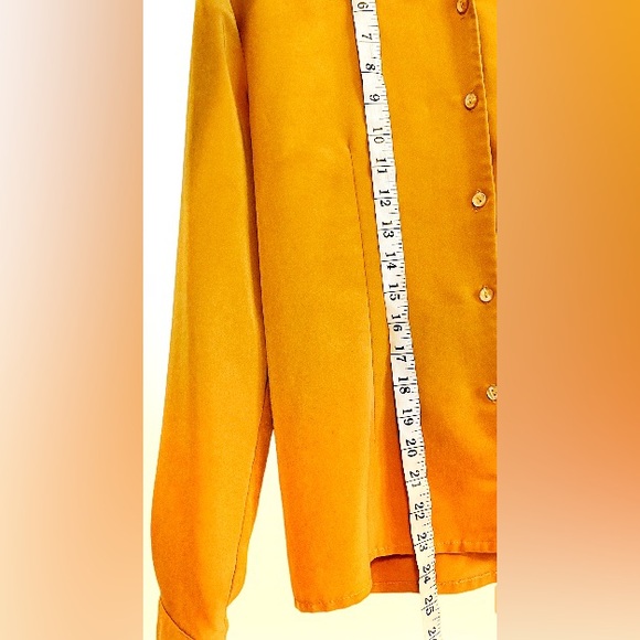 VTG Mustard ANNA Blouse - Picture 4 of 7